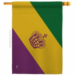 Americana Home & Garden Mardi Gras Of The World Nationality House Flag