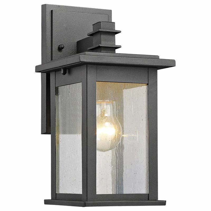 CHLOE Lighting, Inc. Tristan 1 Light Outdoor Wall Sconce 12" High, Textured Black 3 CHLOE Lighting, Inc. Tristan 1 Light Outdoor Wall Sconce 12" High, Textured Black
