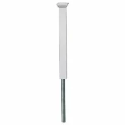 WamBam Fence Inc. No-Dig All American Finishing Post With Anchor And Cap