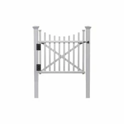 WamBam Fence Inc. Manchester Vinyl Gate Kit With Posts And Hardware