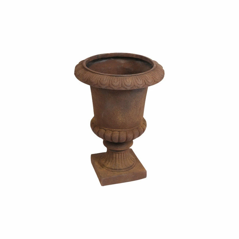LuxenHome Classic Bronze Urn Planter