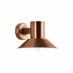 BEGA North America BOOM Collection - LED Copper Wall Luminaire With Directed Light, Large