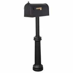 Special Lite Products Company Berkshire Curbside Mailbox With Bradford Surface Mount Mailbox Post