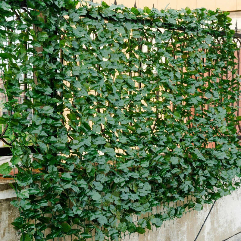 Costway 40''x95'' Faux Ivy Leaf Decorative Privacy Fence Screen Artificial 3 Costway 40''x95'' Faux Ivy Leaf Decorative Privacy Fence Screen Artificial