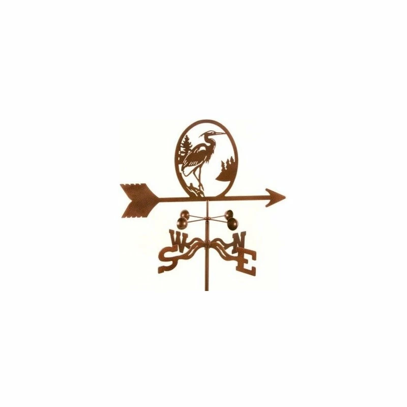 EZ Vane LLC Heron Weathervane With Roof Mount