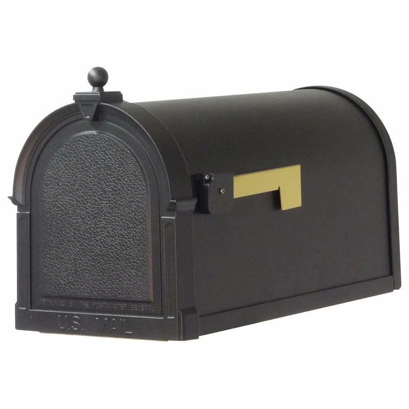 Special Lite Products Company Berkshire Curbside Mailbox With Locking Insert And Springfield Mailbox Post - Image 5