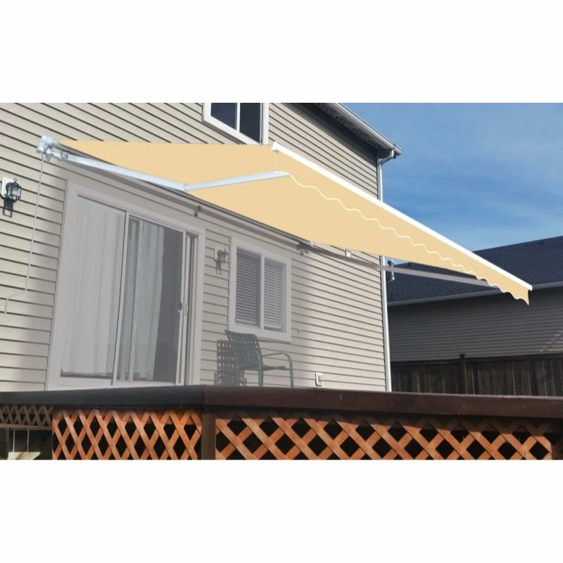 Aleko Products Waterproof Fabric For Retractable Patio Awning, Ivory, 13'x10' 4 Aleko Products Waterproof Fabric For Retractable Patio Awning, Ivory, 13'x10' - Image 2