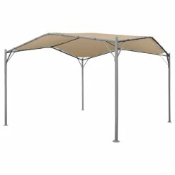 GDFStudio GDF Studio Poppy Outdoor 11.5'x11.5' Modern Gazebo Canopy, Beige