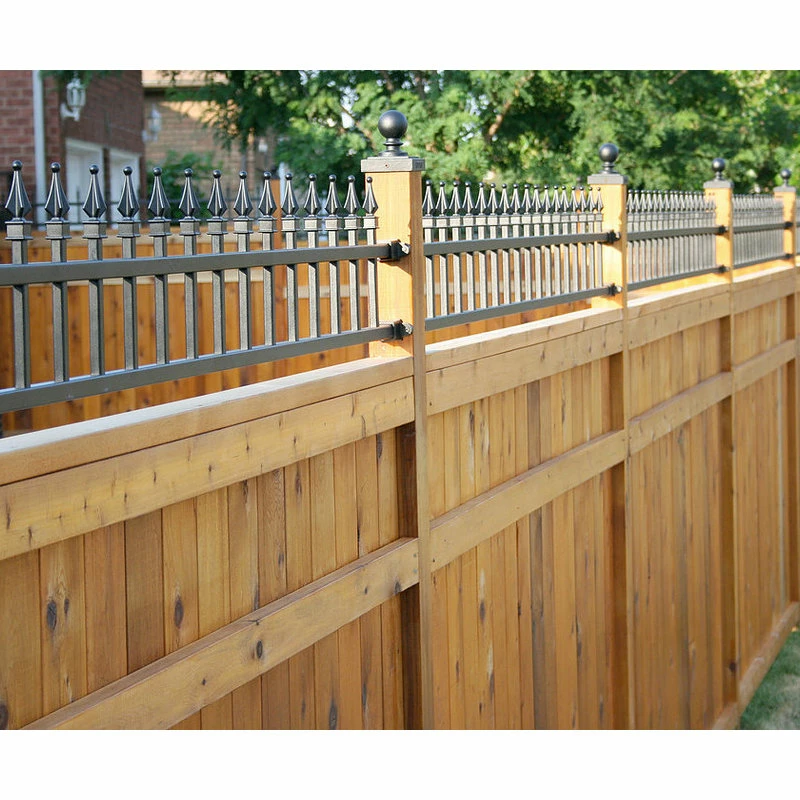 Nuvo Iron Decorative Ball Post Cap For 3.5"x3.5" Posts, Black (PCB03) - Image 5