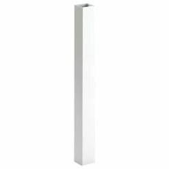 Whitehall Proucts Capital Street Mailbox Standard Post, White
