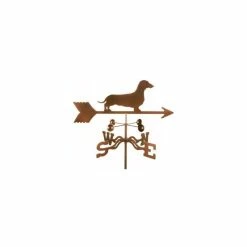 EZ Vane LLC Dachshund Weathervane With Deck Mount