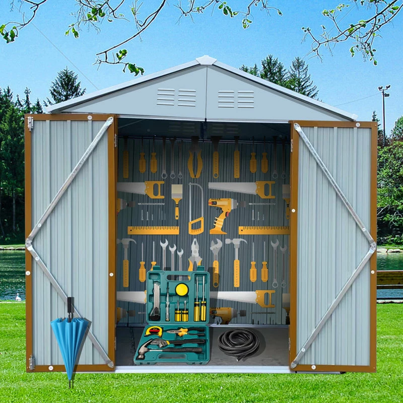 Abrihome 4'x6' Outdoor Storage Sheds - Image 5