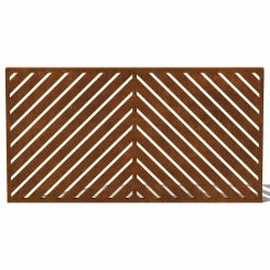 Veradek Alta Corten Steel Decorative Screen Panel, Arrow