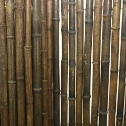 Backyard X-Scapes Natural Black Bamboo Fencing Garden Screen Rolled Wood Fence Panel, 36 In H X 96 In L X 1 In D -EZ Vane Shop 9e71027601ce1b2a 0187 w800 h800 b0 p0