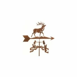 EZ Vane LLC Elk Weathervane With 4 Sided Mount