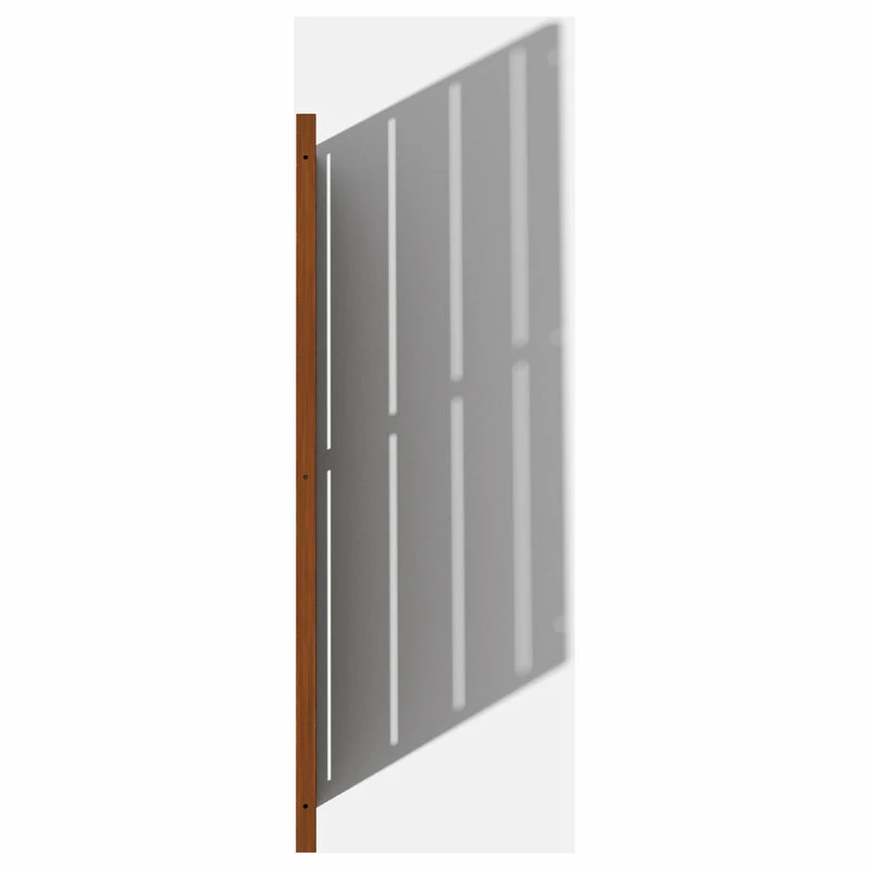 Veradek Alta Corten Steel Decorative Screen Panel, Linear 11 Veradek Alta Corten Steel Decorative Screen Panel, Linear - Image 9