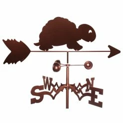 Null Turtle Weathervane With Garden Mounting