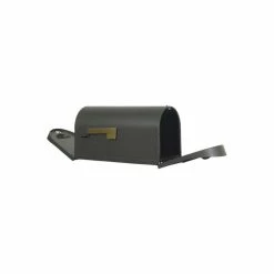 Special Lite Products Company Classic Curbside Mailbox With Two Doors, Hand Rubbed Bronze
