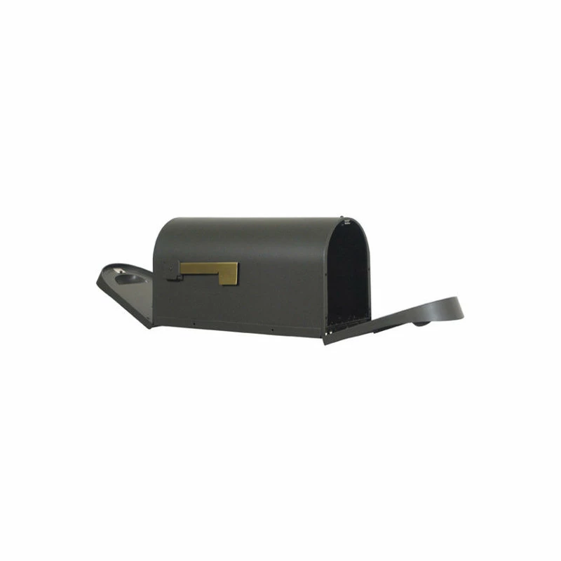 Special Lite Products Company Classic Curbside Mailbox With Two Doors, Hand Rubbed Bronze