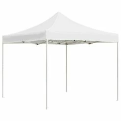 Vida XL International B.V. VidaXL Professional Folding Party Tent Aluminum 9.8'x9.8' White Pop Up Canopy