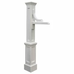 Mayne - Outdoor Products Of Distinction 24"W X 8"D X 56"H Woodhaven Sign Post, White