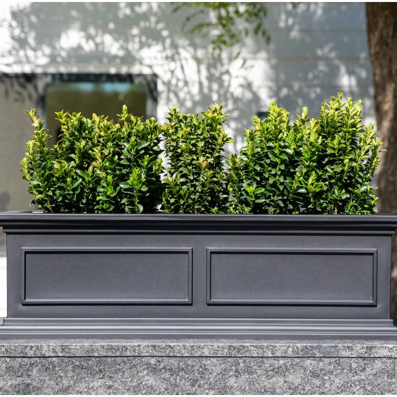 Veradek Brixton Planter Box, 36", Black - Image 6