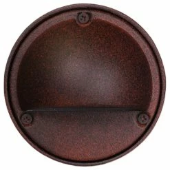 Best Pro Lighting Step/Deck Light Low Voltage Landscape Lighting, Rust, Led