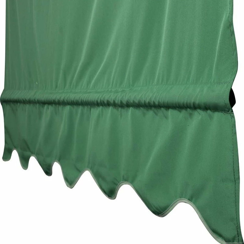 Yescom 15.5'x4' Pergola Canopy Replacement Cover With Valance, 2-Piece Set, Green - Image 2