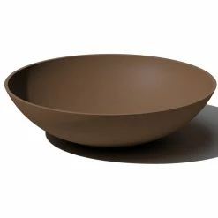Veradek Lane Round Planter Bowl, Espresso, 24"