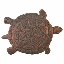 Import Wholesales Decorative Cast Iron Yard And Garden Stepping Stone, Turtle, Bronze