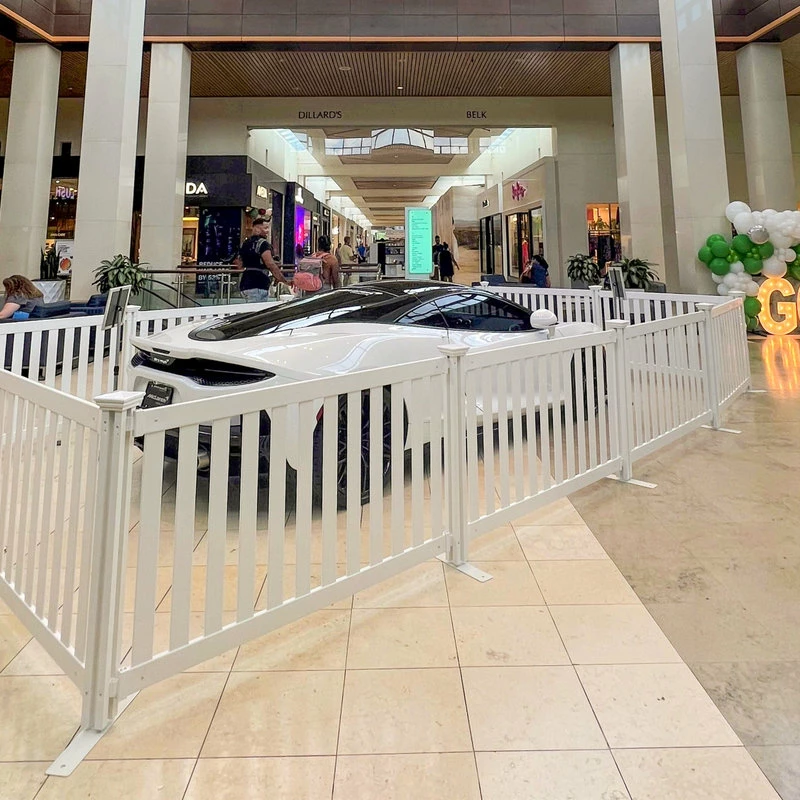 WamBam Fence Inc. ZP 19062 Davidson Hinged Portable Event Fence Kit - Image 3