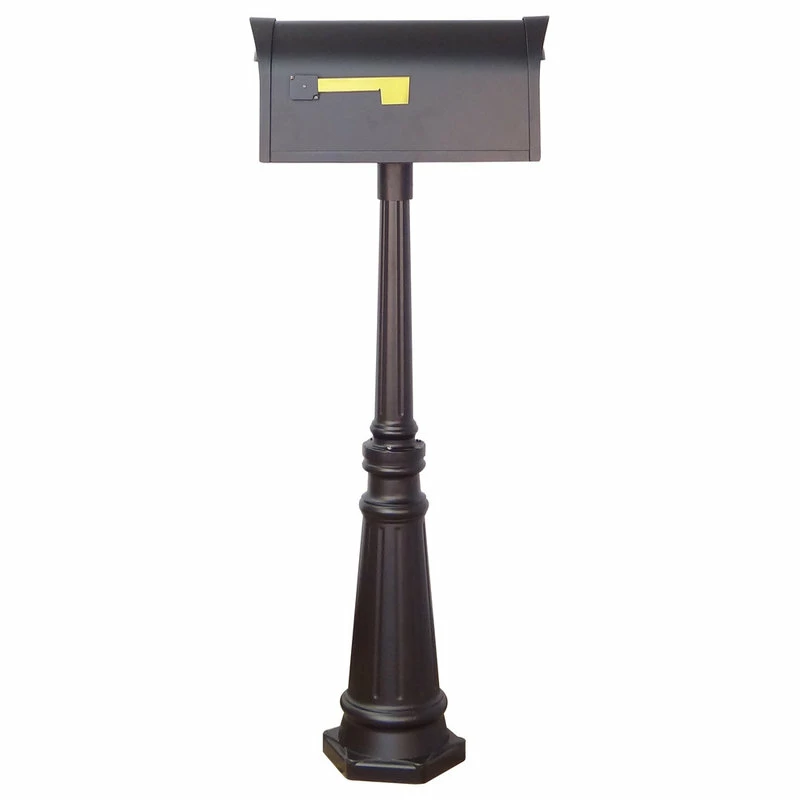 Special Lite Products Company Classic Curbside Two Door Mailbox And Tacoma Mailbox Post - Image 3