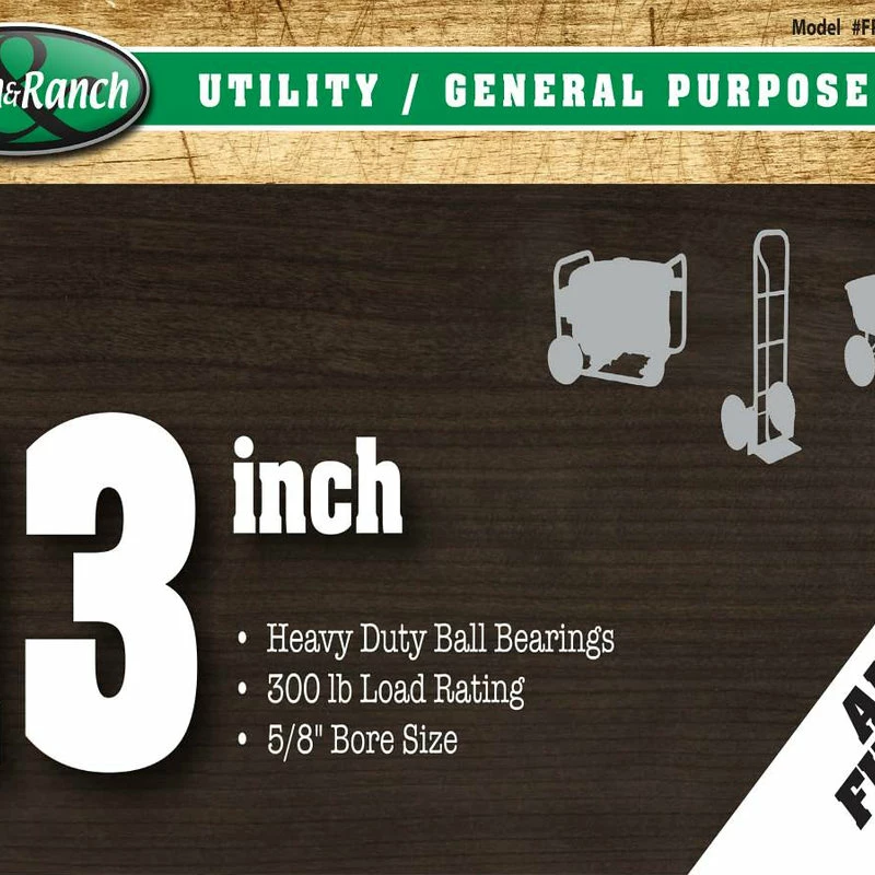 Tricam Industries Inc Farm & Ranch FR1035 Utility General Purpose Pneumatic Tire, 13" - Image 2