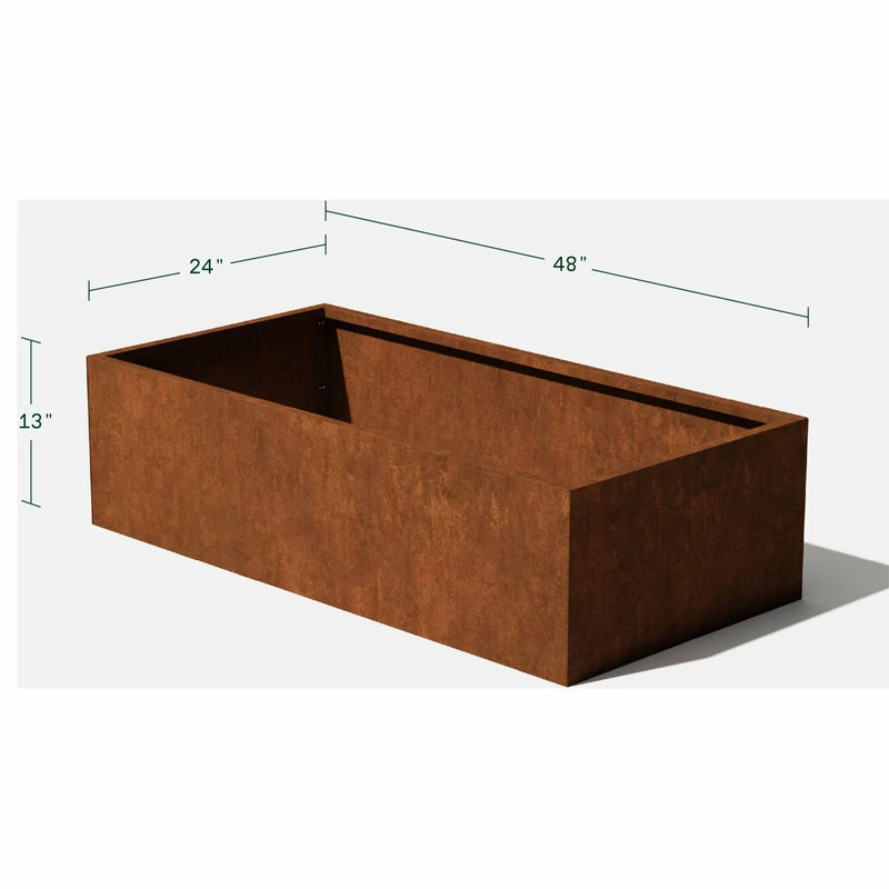 Veradek Corten Series Garden Bed Planter, 24" - Image 2