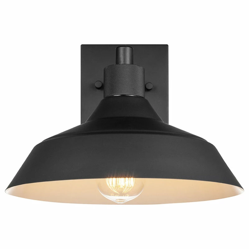 Globe Electric Matte Black Outdoor Indoor Wall Sconce - Image 7