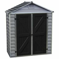 PALRAM-CANOPIA Palram - Canopia SkyLight 6' X 3' Storage Shed - Gray