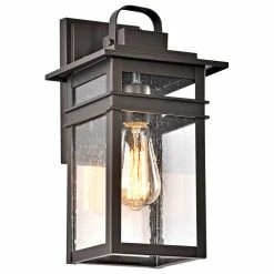 CHLOE Lighting, Inc. CHLOE Lighting Brian Transitional 1-Light Rubbed Bronze Outdoor Wall Sconce