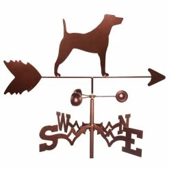 Null Jack Russell Weathervane With Garden Mounting