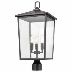 Millennium Lighting Incorporated Fetterton Collection 3 Light 11" Outdoor, Powder Coat Black