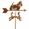 EZ Vane LLC Scottie Weathervane With Roof Mount
