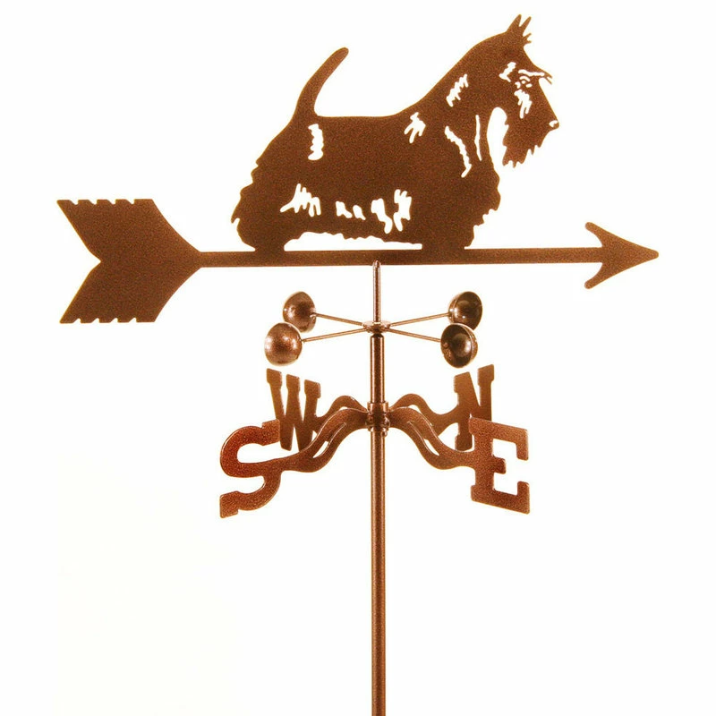 EZ Vane LLC Scottie Weathervane With Roof Mount