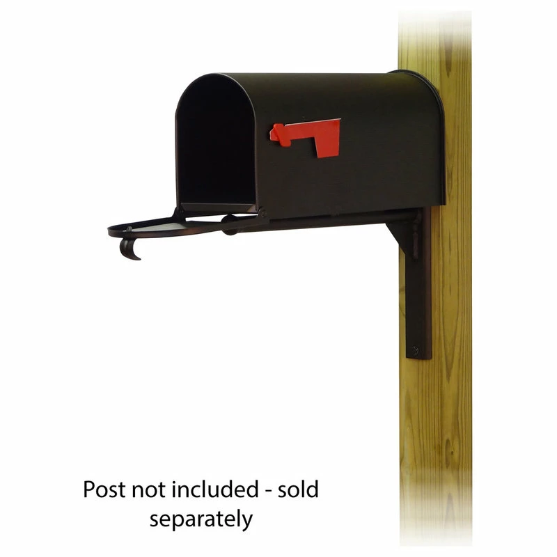 Special Lite Products Company Standard Steel Mailbox With Ashley Front Single Mailbox Mounting Bracket - Image 3