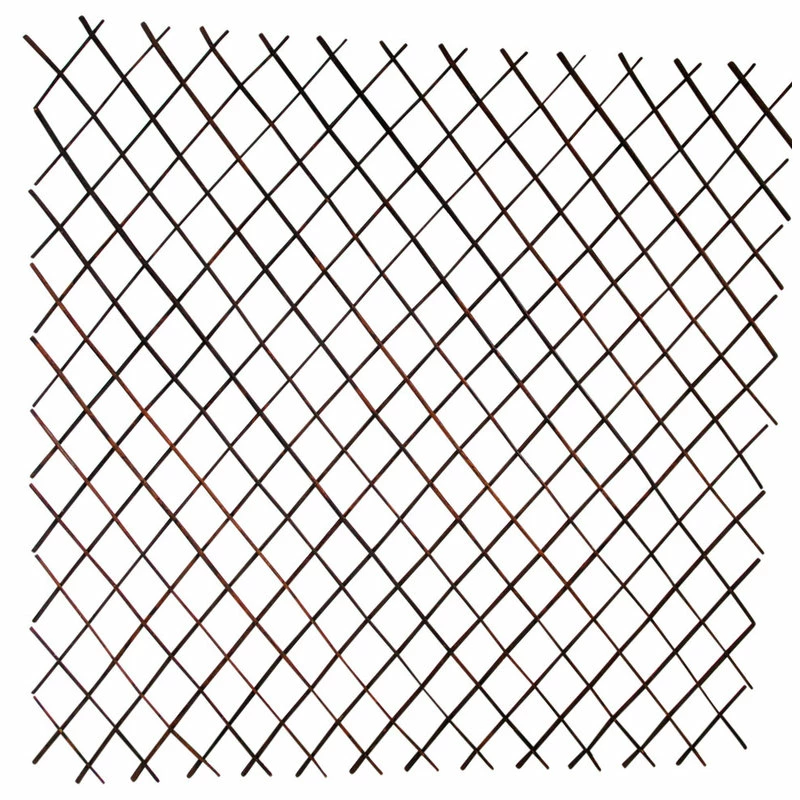 Master Garden Products Willow Expandable Lattice Fence Panels, Set Of 2, 60"h