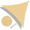 Yescom 20 Ft 97% UV Block Triangle Sun Shade Sail Canopy Patio Pool Cover Net