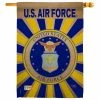 Breeze Decor Air Force Decorative Vertical Double Sided House Flag