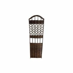 Master Garden Products Woven Willow Lattice Trellis, 18"W X 60"H