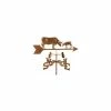 EZ Vane LLC Cow With Calf Weathervane With Post Mount