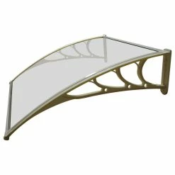 Denmir Door And Window Awning Solid, Clear