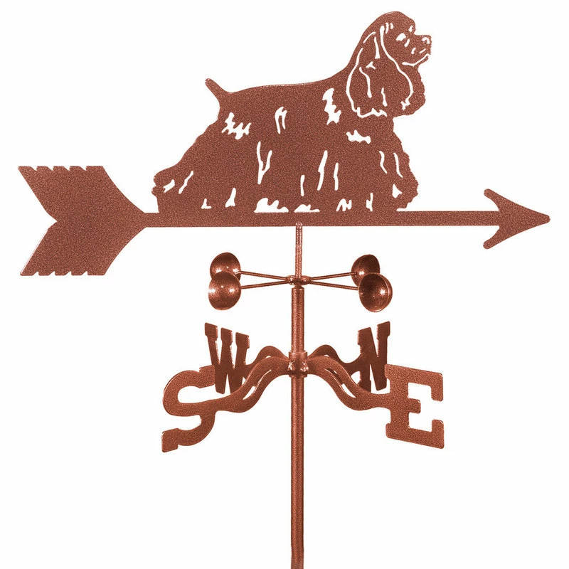 EZ Vane LLC Cocker Spaniel Weathervane With Post Mount 3 EZ Vane LLC Cocker Spaniel Weathervane With Post Mount