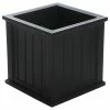 Mayne - Outdoor Products Of Distinction 20"x20"x20" Cape Cod Patio Planter, Black